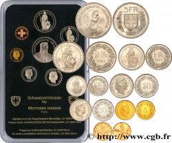 SCHWEIZ Série FDC 8 Monnaies 1983 