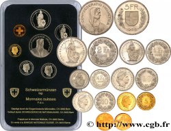 SUIZA Série FDC 8 Monnaies 1985 