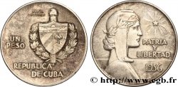 CUBA 1 Peso 1936 