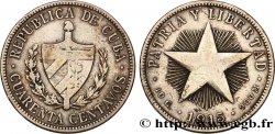 CUBA 40 Centavos 1915 