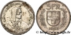 SUISSE 5 Francs Berger des alpes 1965 Berne - B