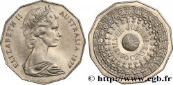 AUSTRALIE 50 Cents Elisabeth II / jubilé d’argent 1977  SUP 