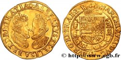 PAYS-BAS ESPAGNOLS - DUCHÉ DE BRABANT - ALBERT ET ISABELLE Double Ducat n.d Anvers SUP 