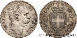 ITALIE 5 Lire Humbert Ier 1879 Rome