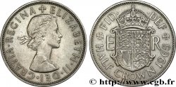 ROYAUME-UNI 1/2 Crown Élisabeth II 1965 