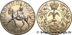 ROYAUME-UNI 25 New Pence jubilé d’argent d’Elisabeth II 1977 