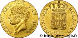 HOLLANDE - ROYAUME DE HOLLANDE - LOUIS NAPOLÉON Ducat d or, 2e type 1810 Utrecht SUP 
