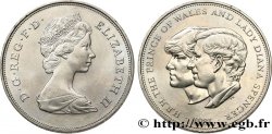 UNITED KINGDOM 25 New Pence (1 Crown) mariage du Prince de Galles et de Lady Diana Spencer 1981 