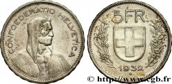 SWITZERLAND 5 Francs Berger des Alpes 1932 Berne