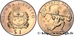 SAMOA Ouest 1 Tala emblème / haltérophilie 1976 