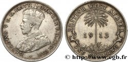BRITISH WEST AFRICA 1 Shilling Georges V 1913 Heaton