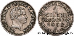 GERMANY - PRUSSIA 1 Silbergroschen Frédéric Guillaume IV 1852 Berlin