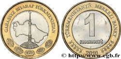 TURKMENISTáN 1 Manat  2010 British Royal Mint