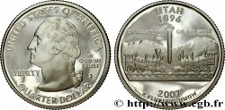 STATI UNITI D AMERICA 1/4 Dollar Utah - Silver Proof 2007 San Francisco