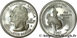 STATI UNITI D AMERICA 1/4 Dollar Wyoming - Silver Proof 2007 San Francisco