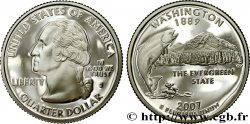 UNITED STATES OF AMERICA 1/4 Dollar État de Washington - Silver Proof 2007 San Francisco