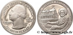 STATI UNITI D AMERICA 1/4 Dollar Site Historique National Frederick Douglass - District of Columbia - Silver Proof 2017 San Francisco