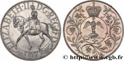 VEREINIGTEN KÖNIGREICH 25 New Pence jubilé d’argent d’Elisabeth II 1977 