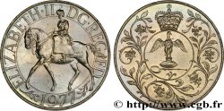 REINO UNIDO 25 New Pence jubilé d’argent d’Elisabeth II 1977 
