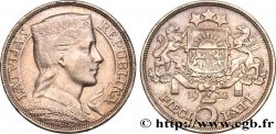 LETTONIA 5 Lati 1932  BB 