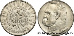 POLOGNE 10 Zlotych Maréchal Pilsudski 1935 Varsovie