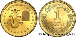 LIBYA 1 Dinar AH 1238 2017  MS 