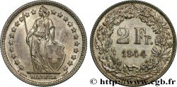 SVIZZERA  2 Francs Helvetia 1944 Berne