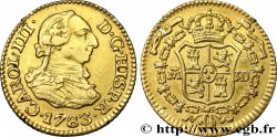 ESPAÑA 1/2 Escudo Charles III 1783 Madrid