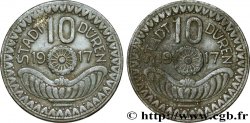 ALEMANIA - Notgeld 10 Pfennig ville de Düren 1917 