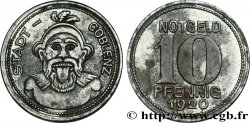 GERMANIA - Notgeld 10 Pfennig Coblenz (Coblence) 1920 