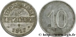ALEMANIA - Notgeld 10 Pfennig ville de Kitzingen 1917 
