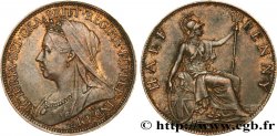 ROYAUME-UNI 1/2 Penny Victoria “old head” 1898 