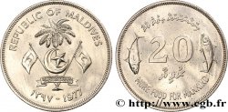 MALDIVAS 20 Rufiyaa  1979 