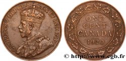 KANADA 1 Cent Georges V 1920 