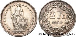 SUISSE 2 Francs Helvetia 1940 Berne  SUP 
