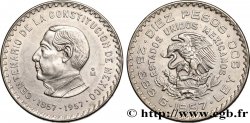 MEXIQUE 10 Pesos Centenaire de la Constitution 1957 Mexico