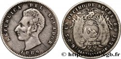 ECUADOR 1 Decimo de Sucre Antonio Jose de Sucre 1889  VF 