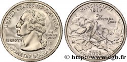 ÉTATS-UNIS D AMÉRIQUE 1/4 Dollar Mississippi The ‘magnolia state’ - Silver Proof 2002 San Francisco