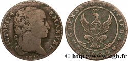 ITALY - KINGDOM OF SARDINIA 2 Soldi et 6 Denari Victor-Emmanuel Ier de Sardaigne 1815 Turin