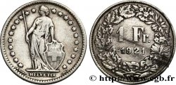 SUISSE 1 Franc Helvetia 1921 Berne - B
