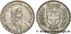 SCHWEIZ 5 Francs Berger des alpes 1933 Berne