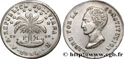 BOLIVIA 8 Soles Simon Bolivar 1850 Potosi q.SPL 