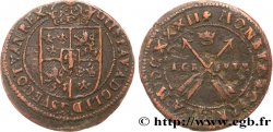 SUECIA 1 Kreuzer frappe au nom de Gustave II Adolphe 1632 Nyköping ou Säter RC+ 