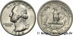 STATI UNITI D AMERICA 1/4 Dollar Georges Washington 1964 Philadelphie
