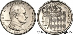 MONACO 1/2 Franc Rainier III  1982 Paris