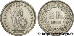 SUISSE 2 Francs Helvetia 1941 Berne - B