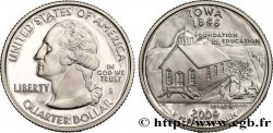 STATI UNITI D AMERICA 1/4 Dollar Iowa - Silver Proof 2004 San Francisco