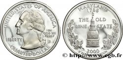 STATI UNITI D AMERICA 1/4 Dollar Maryland - Silver Proof 2000 San Francisco