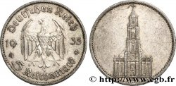 DEUTSCHLAND 5 Reichsmark église de la garnison de Potsdam 1934 Berlin