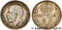 UNITED KINGDOM 3 Pence Georges V 1918 